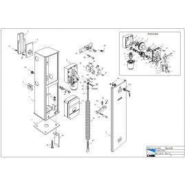 CAME 119RIG069 - FÛT COMPLET G4001